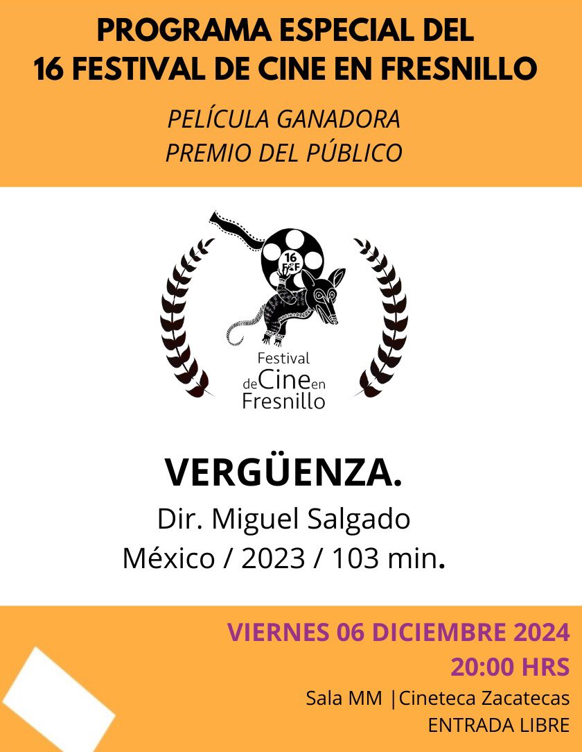 PROGRAMA ESPECIAL. 
*Brindis de honor 
🎬Entrada libre