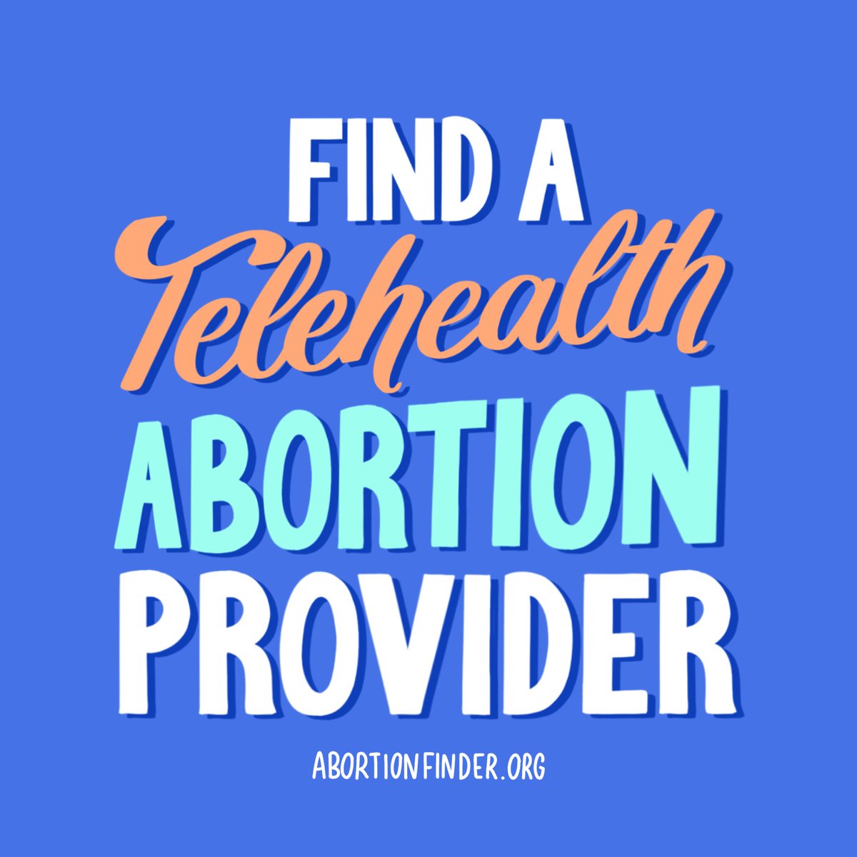 FYI: abortion pills are available to many people through telehealth! 📲  

More info: abortionfinder.org/abortion-types…