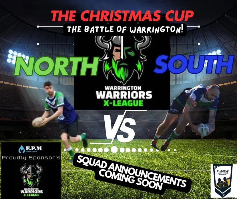 FlanP13's tweet photo. @XLeagueRL festive cup in Warrington
Posh vs the rough😅
It’s gonna be fun 👍🏉🥇
@x_warrington @badams93 @DaveParkinsonRL @MarkEastup @RyanFairclough1 https://t.co/CZFdBRBlED