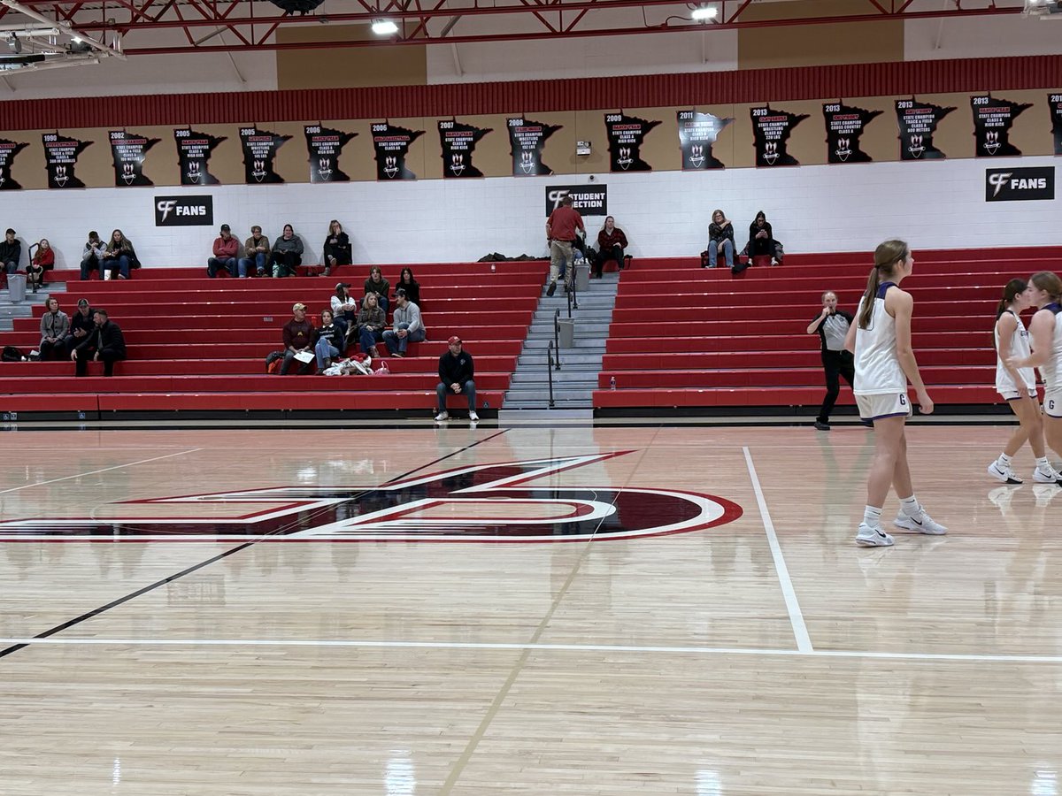 My view for doubleheader basketball in Bomber’s Hangar.  Goodhue girls tango with Cannon Falls first followed by boys game. Coverage starts at 5:50 p.m.