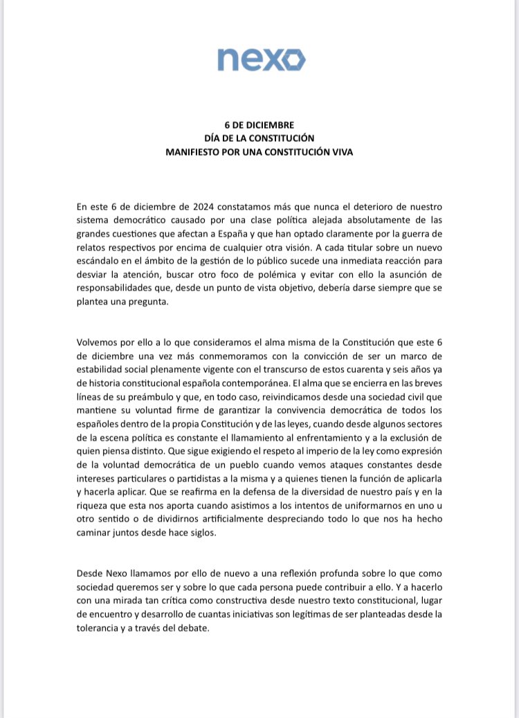 Nexo Plataforma tweet media