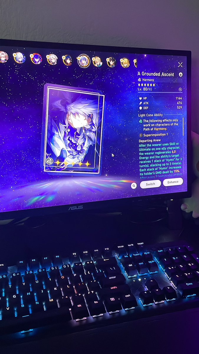 bonesthecryptic's tweet photo. I got Sunday on day 1 and his light cone all within 50 pulls!
#HonkaiStarRail #sundayhonkaistarrail #SundayHSR https://t.co/cW2k7F1PgN