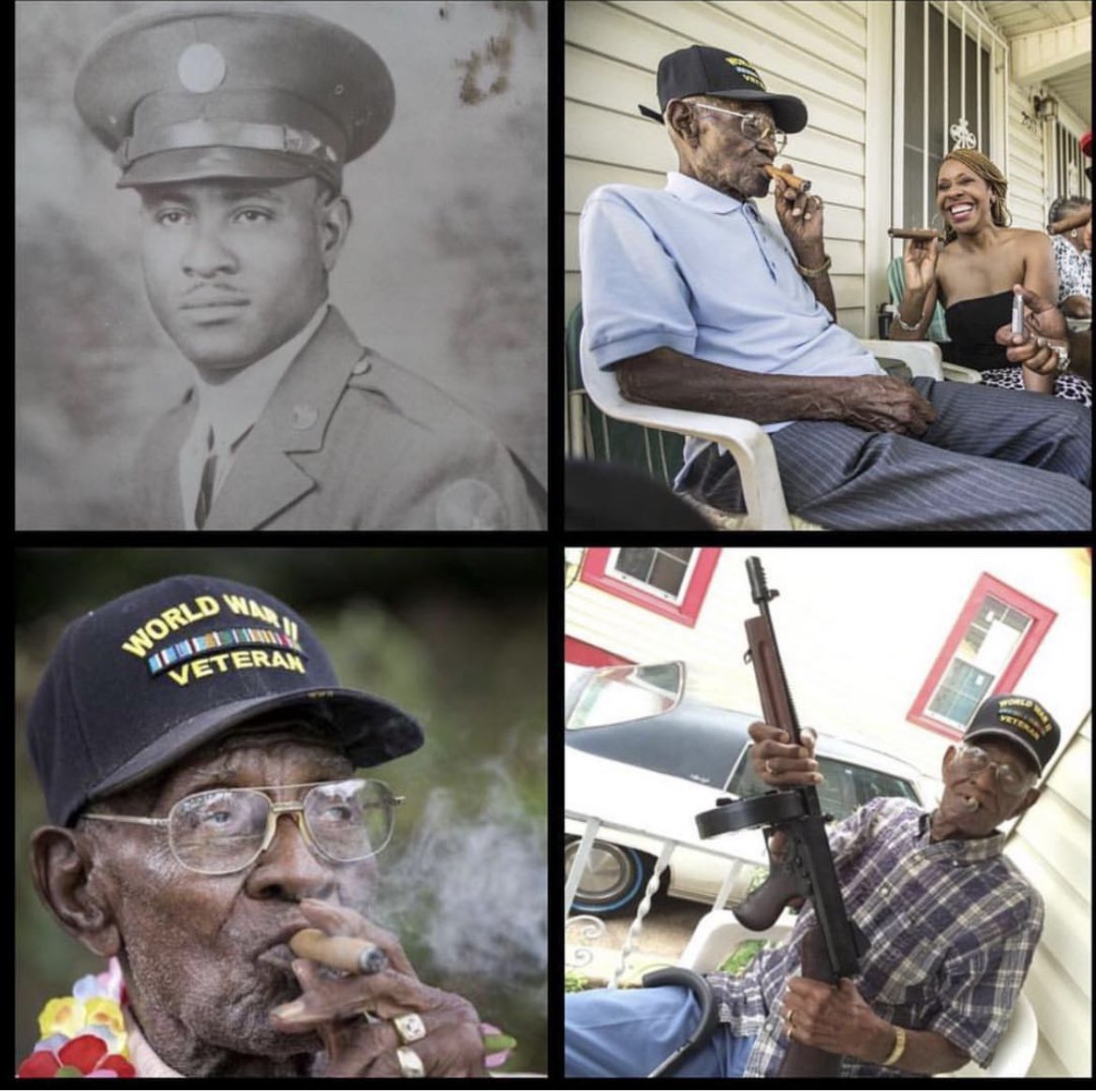 MilitaryCooI's tweet photo. Richard Arvin Overton (May 11, 1906 – December 27, 2018) was an American supercentenarian who at the age of 112 years, 230 days was the oldest verified surviving U.S. World War II veteran and oldest man in the United States. He served in the United States Army.  Thank You For Your Service. 🇺🇸🇺🇸