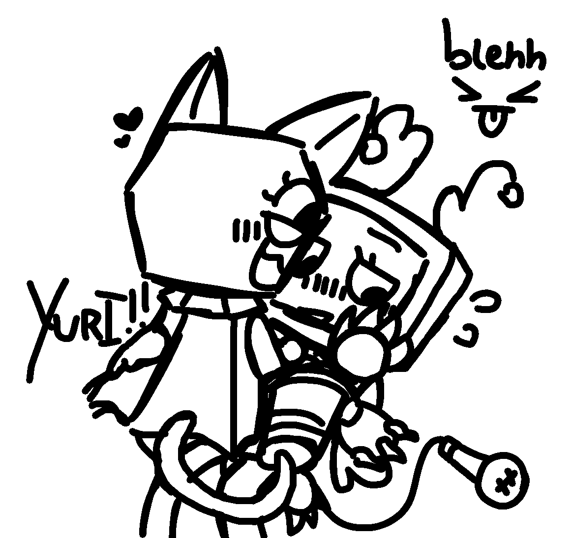 Iycheetism's tweet photo. i am so god damn lucky (haha just like scraps fr) these two are easy to draw. if they werenโt i would just Die
#dandysworld #art #fanart #scraps #vee #scrapsxvee #veexscraps #statickitten #tvcrafts https://t.co/vKM5nW73tg