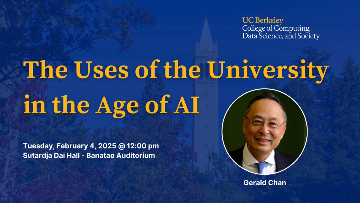 Berkeley Computing, Data Science, and Society tweet media