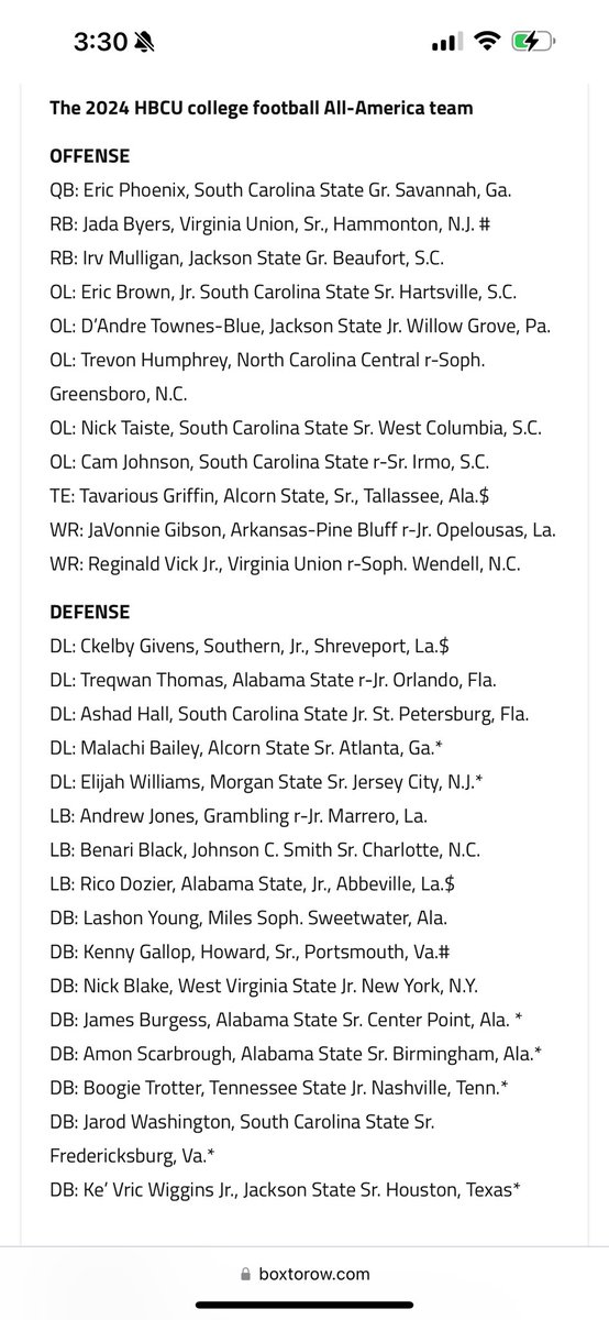 TrotterDewain's tweet photo. Top 10 Ranked Corner In The country 🔒 1st Team All-American ⚪️🔵 
1st Team All Conference 🤞🏾
Aeneas Williams Award Finalist 🤝🏾 https://t.co/f68uKuUSYH