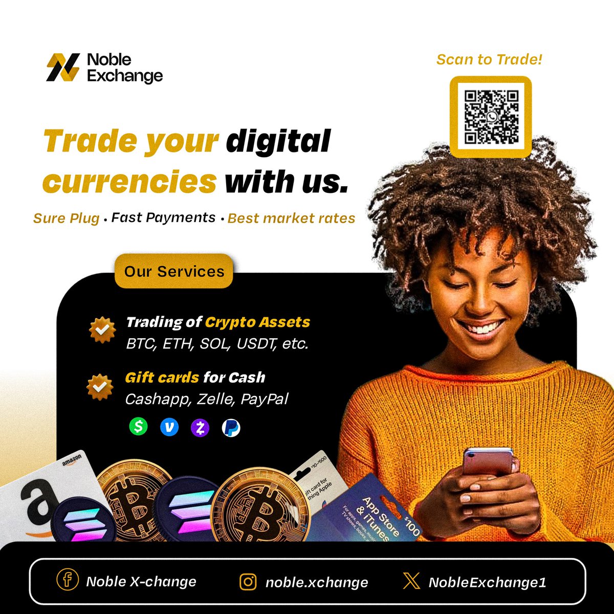 NobleExchange1's tweet image. Trade with us for honesty and transparency 🔅🍯🏆

#NobleExchange #NobleTech #Noble101