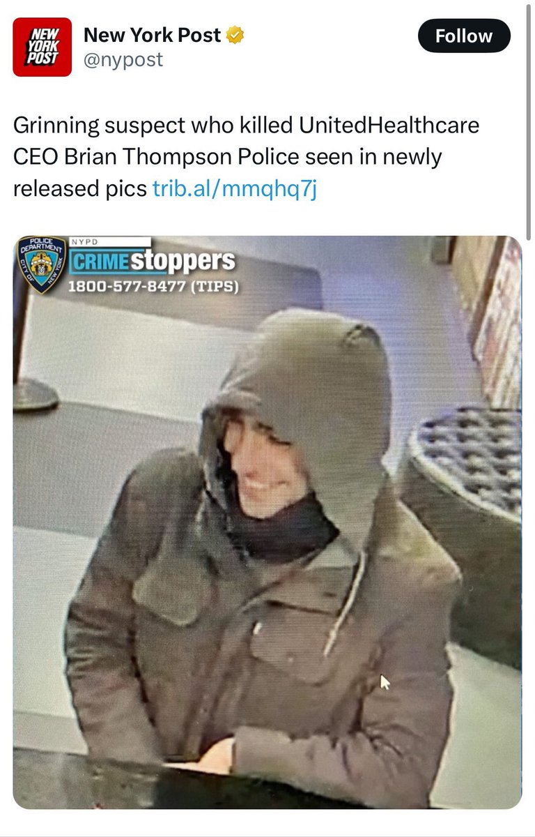 UnitedHealthcare shooting suspect look alike contest 12 pm 12/8 in Central Park