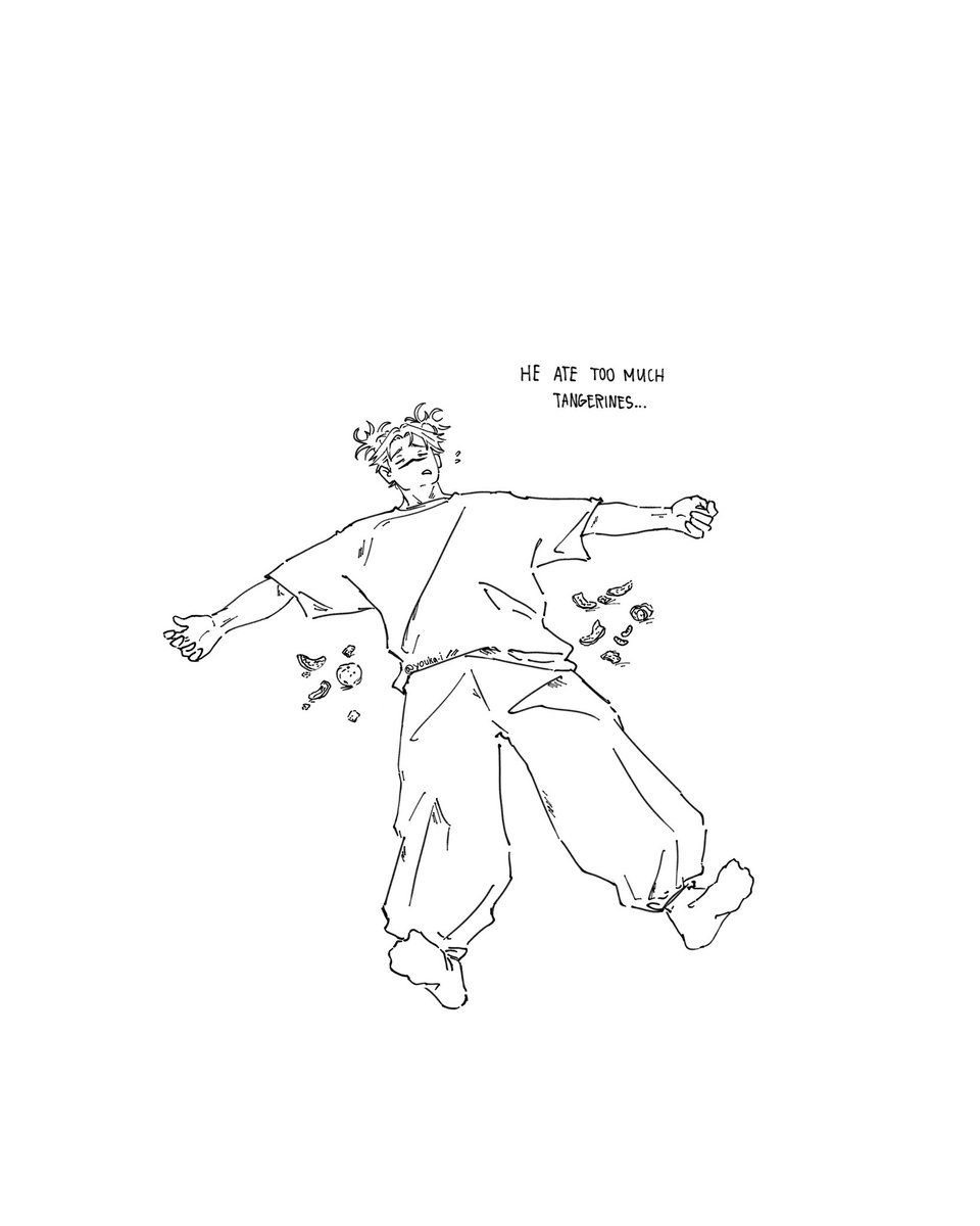 youka__i's tweet photo. what can i say? just enjoy those #JujutsuKaisen christmas doodles :3 

#jjk #gojo #sukuna #geto #choso #fanart #anime #art https://t.co/Lamoq85stq