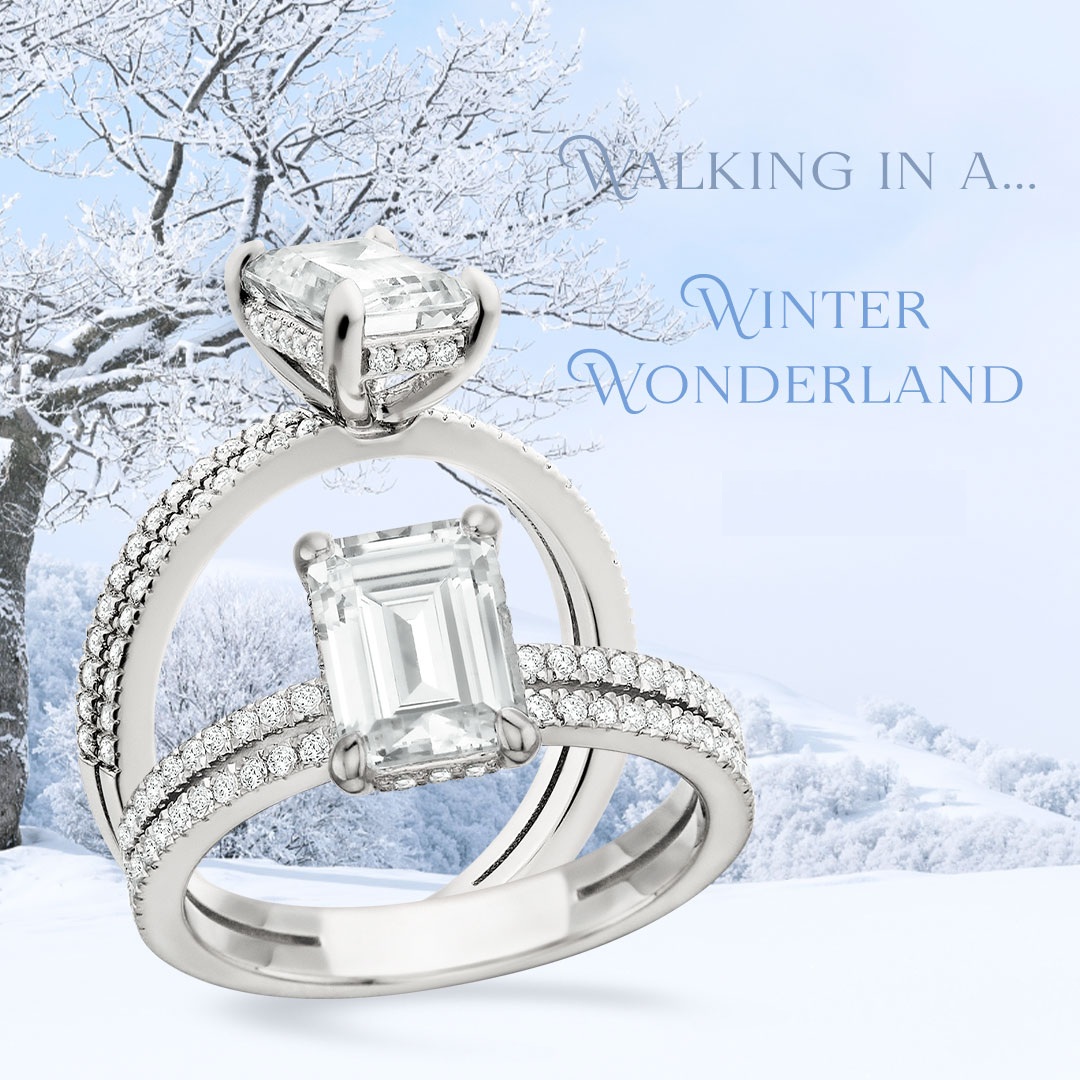 artistryingold's tweet photo. Dreaming of snowflakes and sparkle? ❄️💎 Our hidden halo rings are ready to dazzle this Winter Wonderland season. 🎁✨ The only question is… who's getting one under the tree? 🎄🎅 https://t.co/bXLanvJtgn