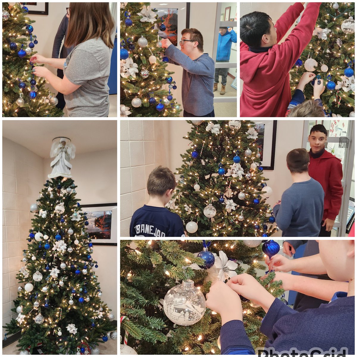 It's beginning to look a lot like Christmas at <a href="/StPeterOCSB/">St. Peter High School</a> Thanks to our hard working elves from #Team100 for brining Christmas cheer to the office and atrium! <a href="/OttCatholicSB/">Ottawa Catholic School Board</a>