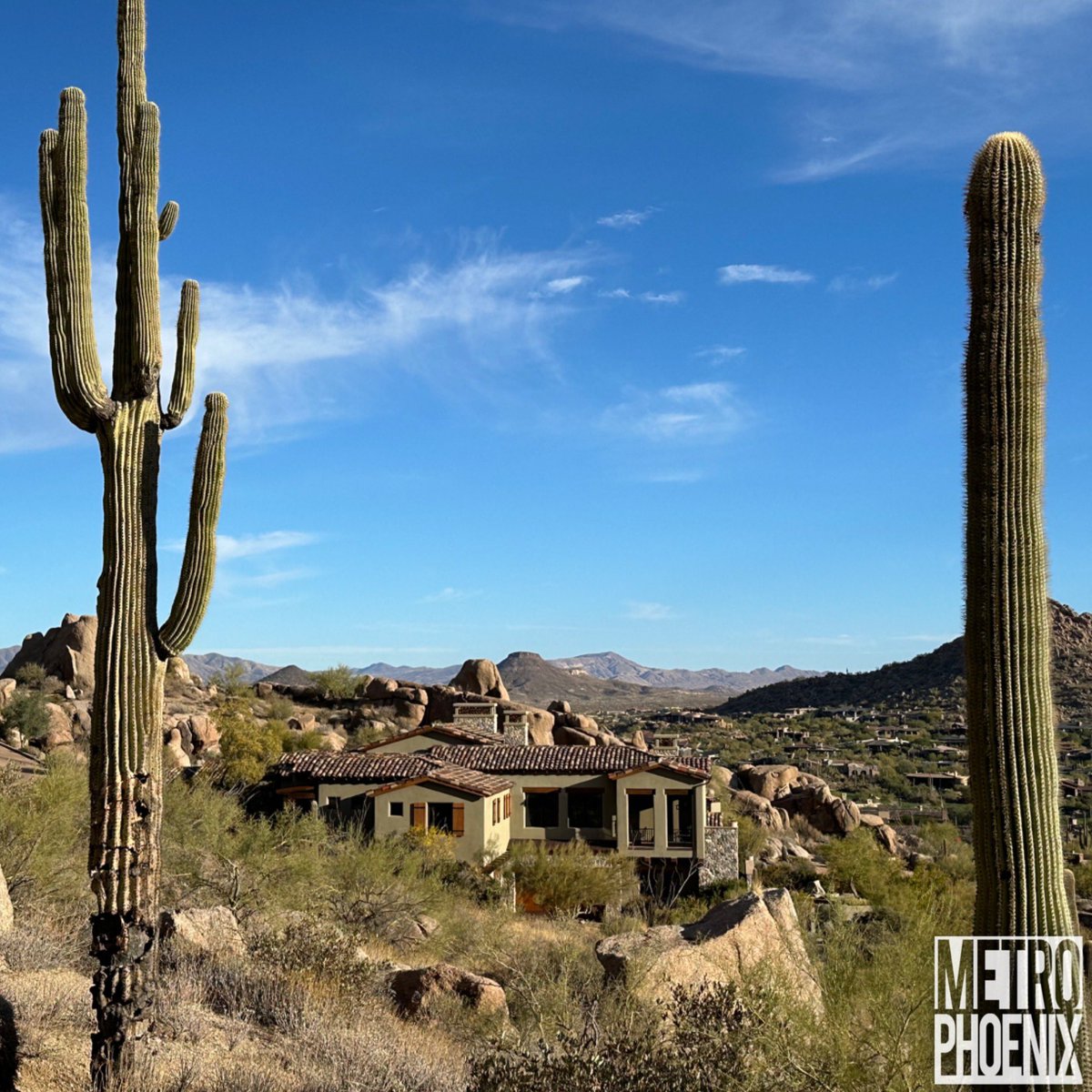 MetroPhoenix's tweet photo. Morning hike at Pinnacle Peak in Scottsdale. #metrophx #scottsdaleaz #pinnaclepeak #hiking #hikeaz https://t.co/WI27CjjwMr