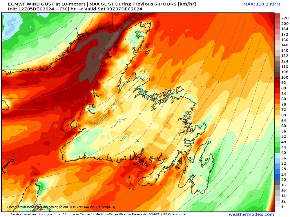 CHMRweather's tweet photo. A very large clipper system is going to bring a lot of rain and high winds beginning tonight into tomorrow, be prepared for potential power outages! 
Rainfall amounts between 20-40mm, Winds Gusting 110-130 km/h!! Bring in your stuff, or secure it tightly! 
@chmrmunradio @CHMRnews https://t.co/GFiqTDE6mt
