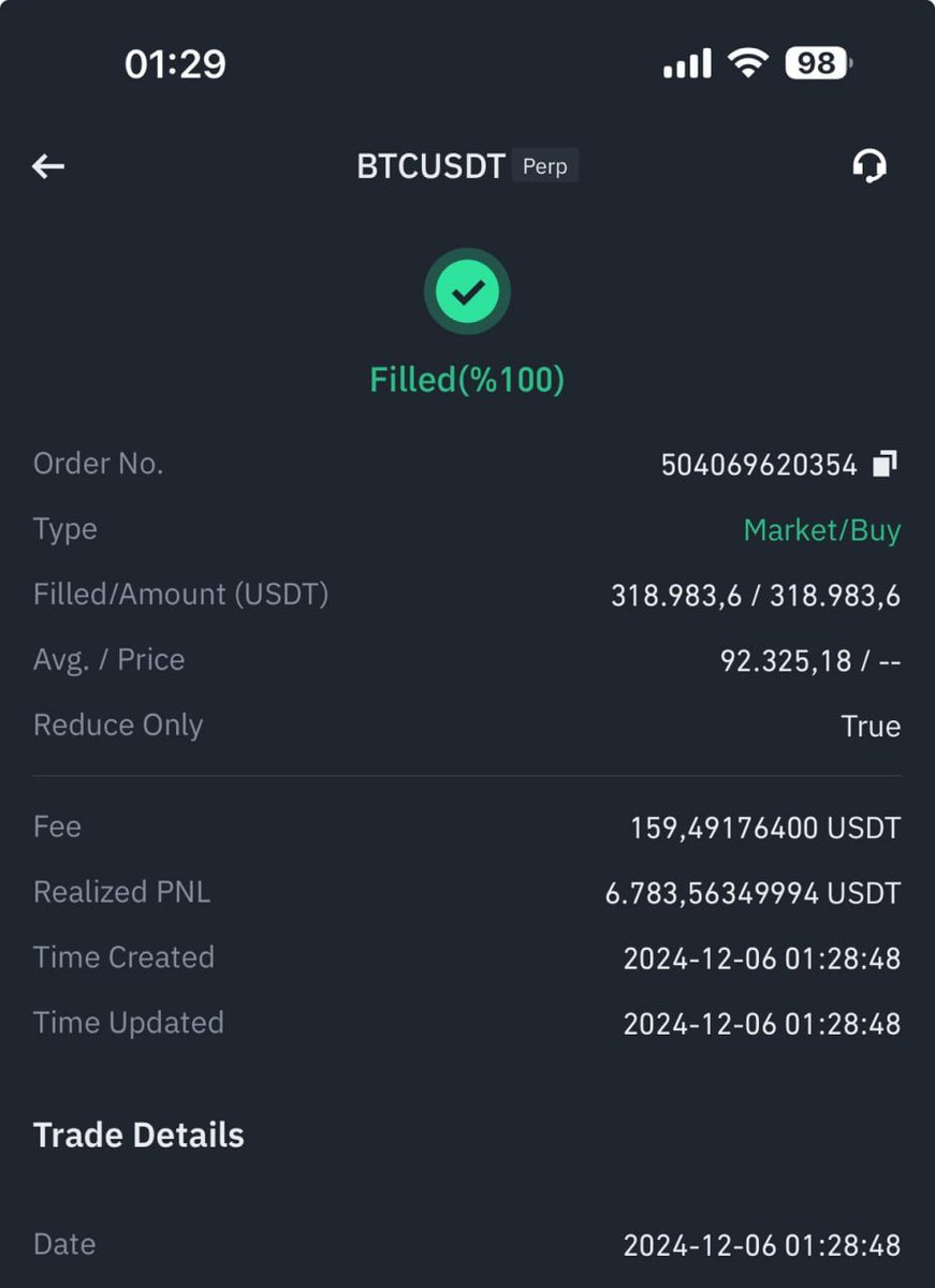 cashcontrol07's tweet photo. Bir işlemi daha başarılı şekilde kapattık tebrikler 

526 da 514 Başarılı İşlem ✈️

Tebrikler #cashcontrol Copy Trade 

Daha Fazlası İçin T*kipte Kal --> @cashcontrol07 

#binance #bitcoin #bnb #newath