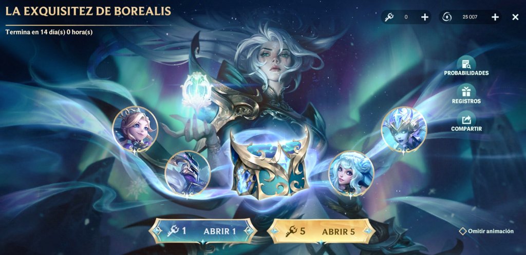 ¿Será que tendremos suerte en este gacha de Exquisitez de Borealis en Wild Rift? 👀
A las 21:30 🇪🇨 prendo a ver qué tal nos va. 🔥