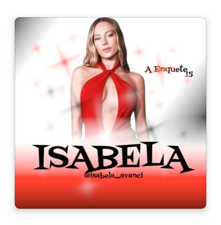 enqueterv's tweet photo. #AEnquete15 | 13/20 

        ★ Participante Confirmada ★ 

± Isabela (@Isabela_Avanci) está confirmada na décima quinta temporada do a enquete! 

        Você é #TeamIsabela ? https://t.co/AY7DVktAO9
