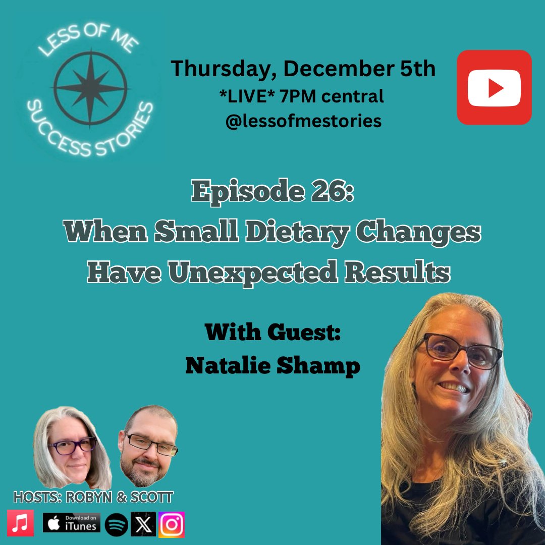ketobiography's tweet photo. Join us in an hour
Tune in⬇️
https://t.co/pquWviiKKf
#lessofmestories #lowcarb #NSNG
@norcalnat @isawthelight02 @robynrdobbins https://t.co/tsql0vdad5