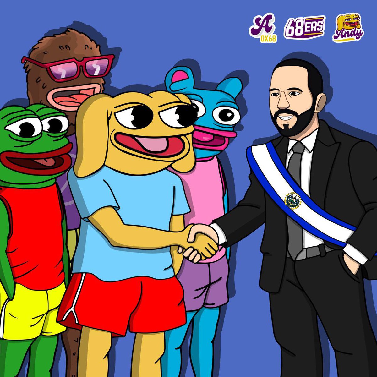 andycoinonerc's tweet photo. They had their doubts and said it was a bad move. @nayibbukele you got $ANDY’s respect, kudos for making El Salvador a Bitcoin haven! #ETH #BTC https://t.co/q2v7Y96TjE