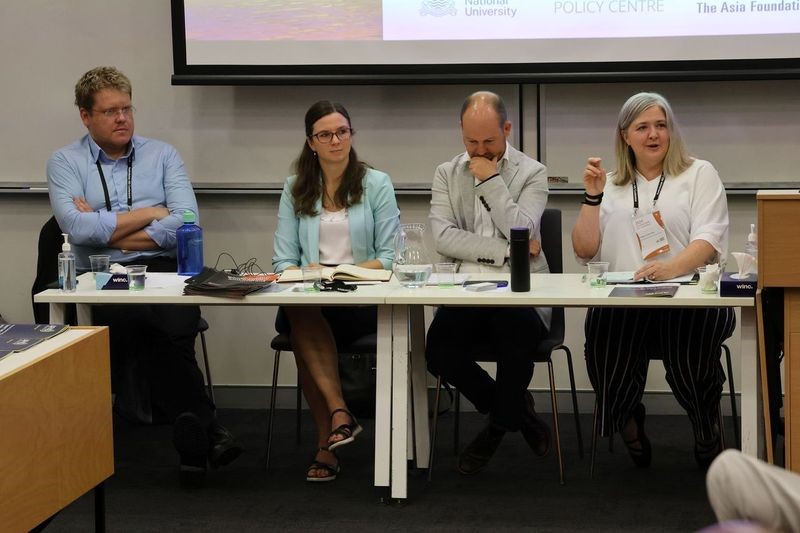 Asia-Pacific 4D (@asiapacific4d) on Twitter photo Yesterday #AP4D Executive Director <a href="/MConleytyler/">Melissa Conley Tyler</a> shared the results of AP4D's #economicstatecraft paper at #AAC2024. The session on #statecraft, contest and public opinion also featured <a href="/chill_AID/">Cam</a>, <a href="/devintellab/">Development Intelligence Lab</a>'s Martina Zapf, @fredhollows's Jack Hennessy and <a href="/benjaminsday/">Ben Day</a>. Yesterday #AP4D Executive Director <a href="/MConleytyler/">Melissa Conley Tyler</a> shared the results of AP4D's #economicstatecraft paper at #AAC2024. The session on #statecraft, contest and public opinion also featured <a href="/chill_AID/">Cam</a>, <a href="/devintellab/">Development Intelligence Lab</a>'s Martina Zapf, @fredhollows's Jack Hennessy and <a href="/benjaminsday/">Ben Day</a>.