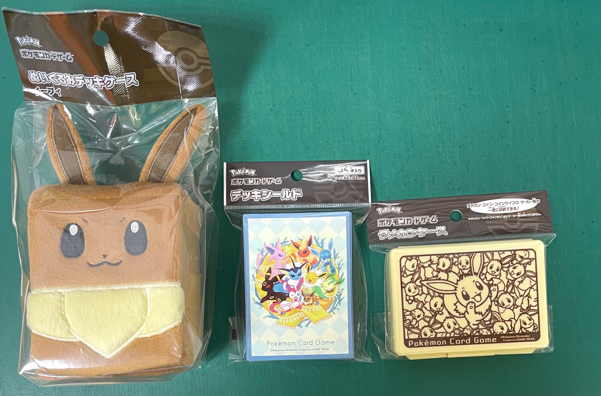 ポケモン ラバープレイマット デッキシールド イーブイズ デッキ