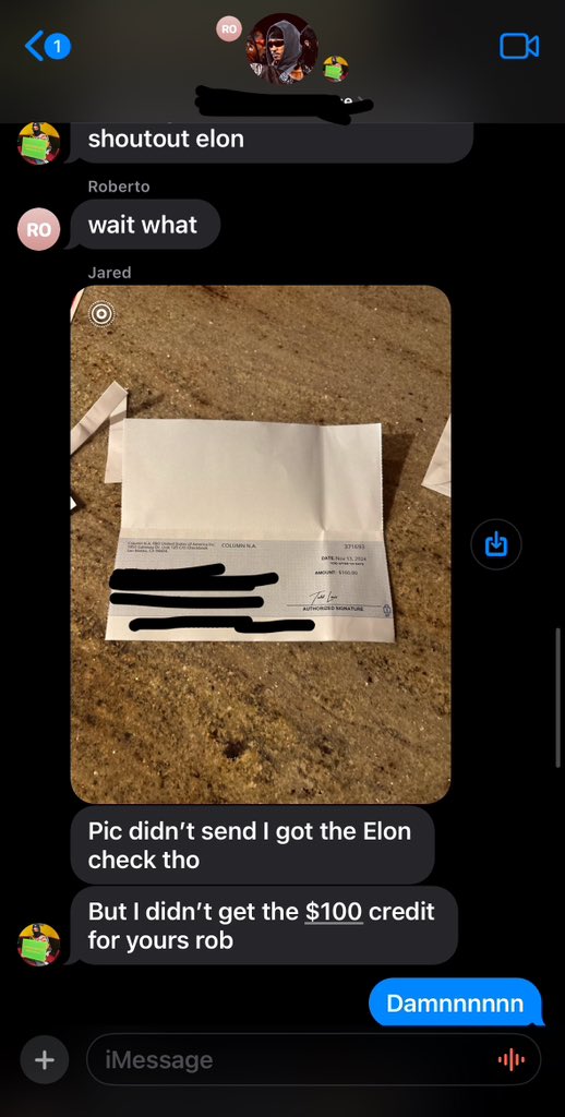 Flacko215's tweet photo. @elonmusk where’s my check ???? https://t.co/oxtow4Avj1