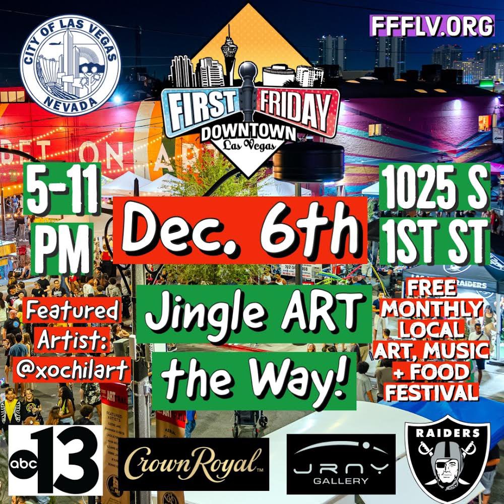 December’s First Friday is tomorrow! 🎉