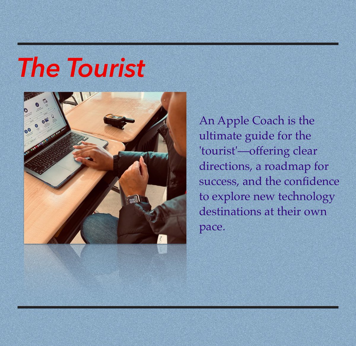 Excited to share that @JJenkinsTAG is officially starting her journey to becoming an Apple Coach—and she’ll be our 9th coach! As her mentor, I’m thrilled to guide her through this amazing process. Application submitted—let’s go!
#AppleDistinguishedSchools