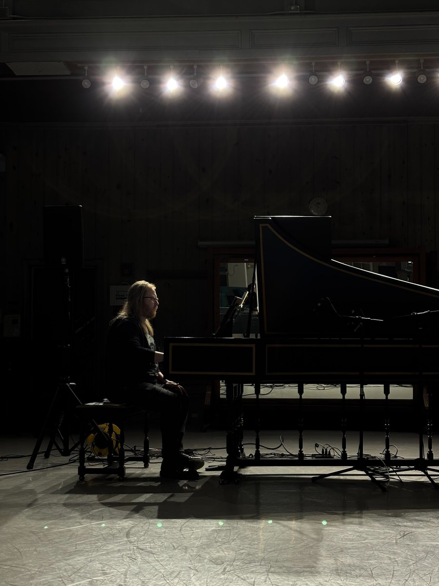 Tomorrow at Duke University, Karl Larson plays my Dual Synthesis for harpsichord and 4-channel 1-bit electronics, with other work by Auburn Lee, Erich Barganier, Indigo Cook, Tyler Jordan, Mozhgan Chahian, and Josué Collado-Fregoso. 7:30pm at the Ark.