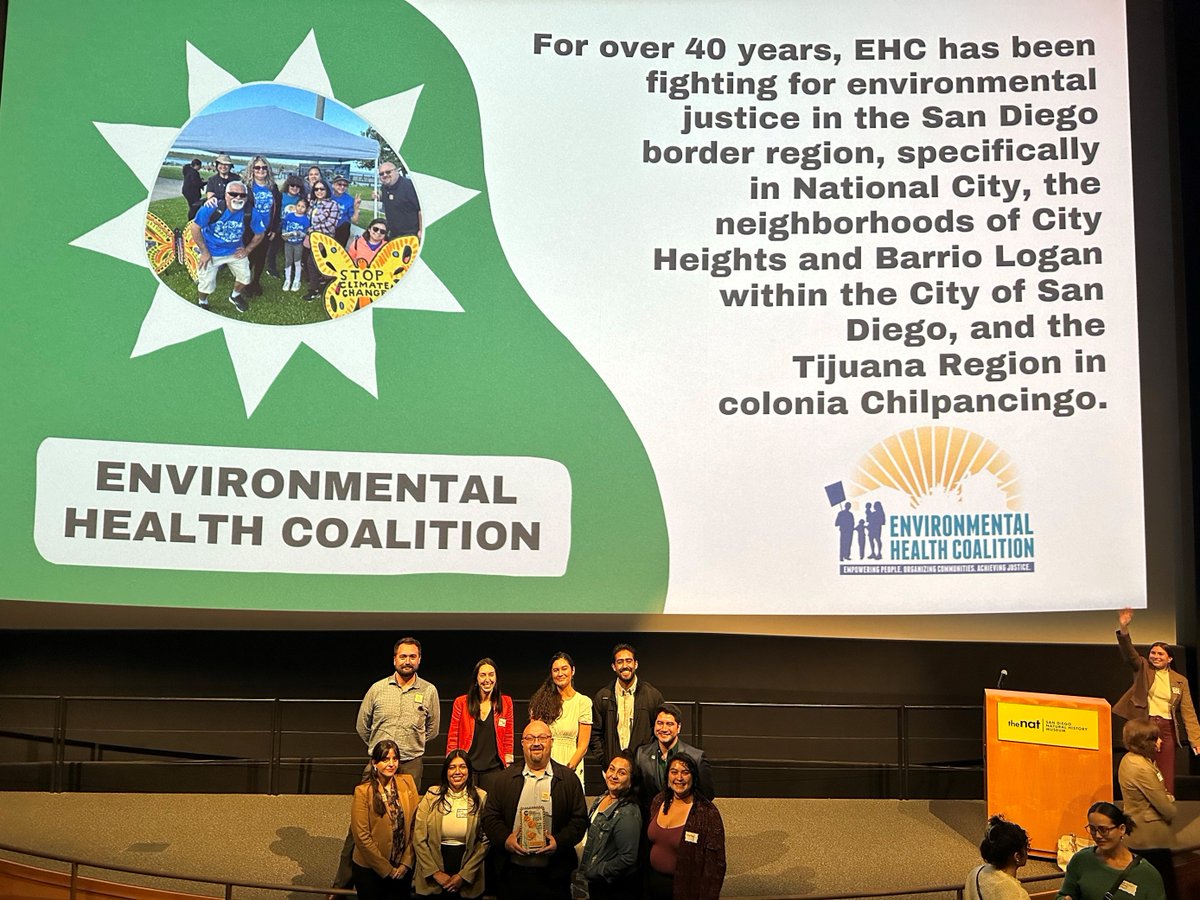 Honored to receive the 2024 Climate Leader Award from @SDClimateCollab! This recognition celebrates our collective efforts to drive climate solutions and build resilience in the San Diego region. Thank you SDRCC for this honor!