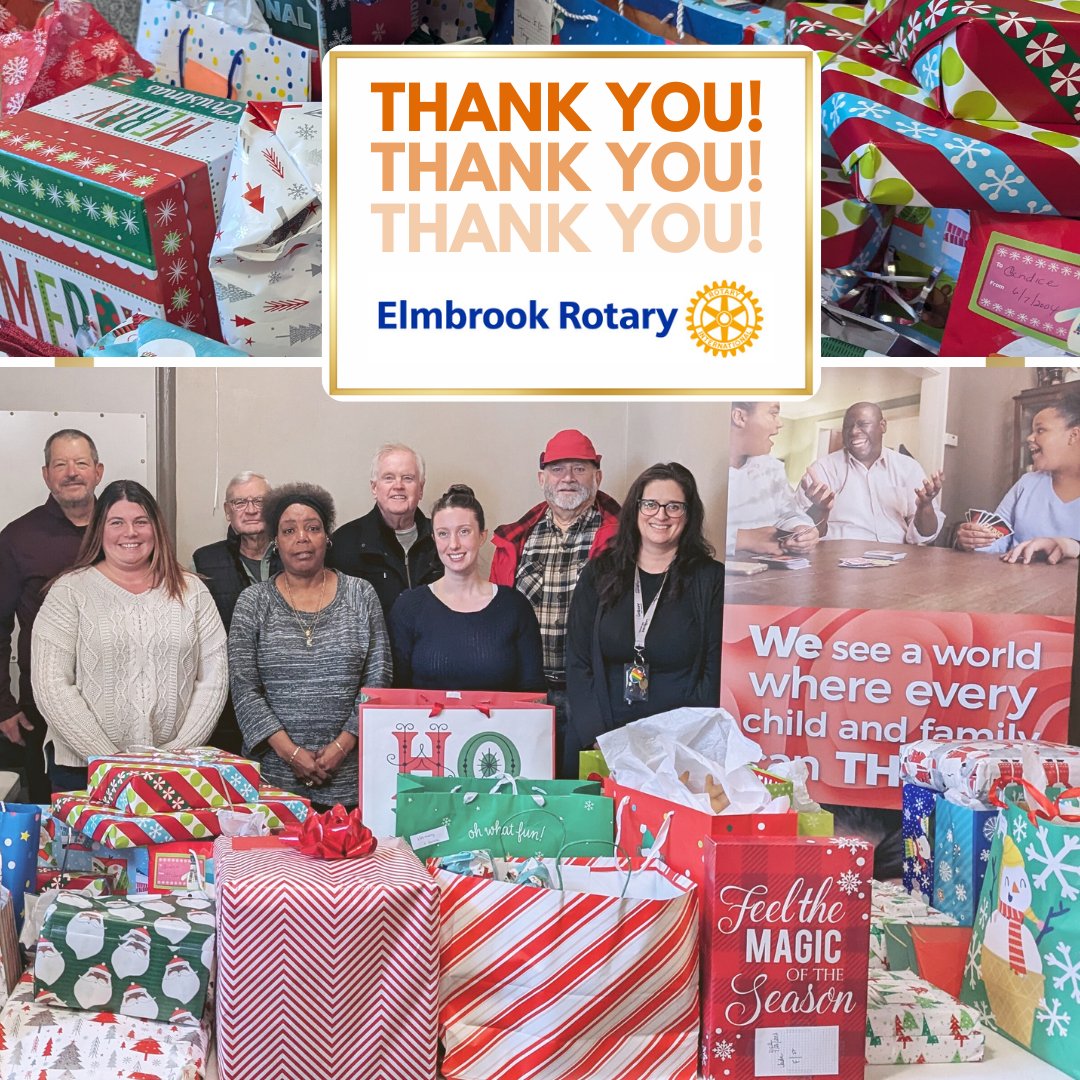 WellpointCare's tweet photo. 🌟 Thank you to the Elmbrook Rotary! 🌟

Your donation of gifts for 200 children is a powerful example of the generous spirit in our community.

We’re so grateful for your support in making the holidays brighter for those in our care! 💙 https://t.co/CB1po436uw