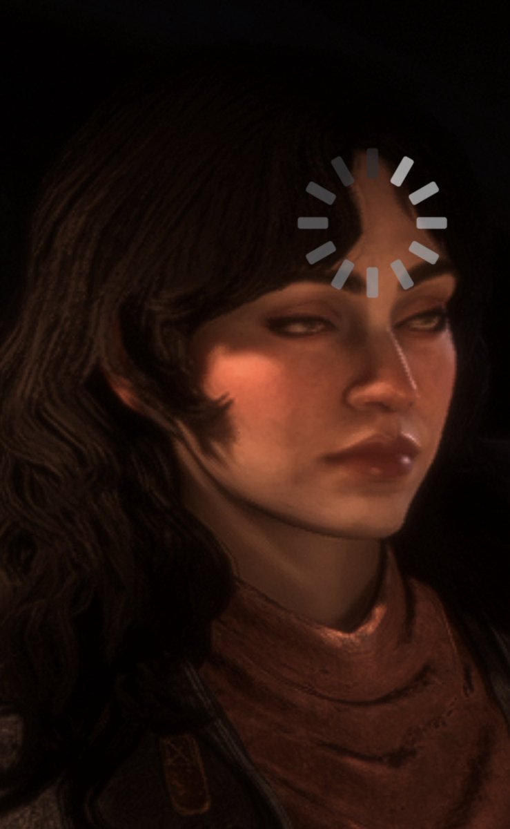 broganhonor's tweet photo. do y’all want to see my rook (you can’t say no) #DragonAge #DragonAgeVeilguard https://t.co/bGAxNsCPuN