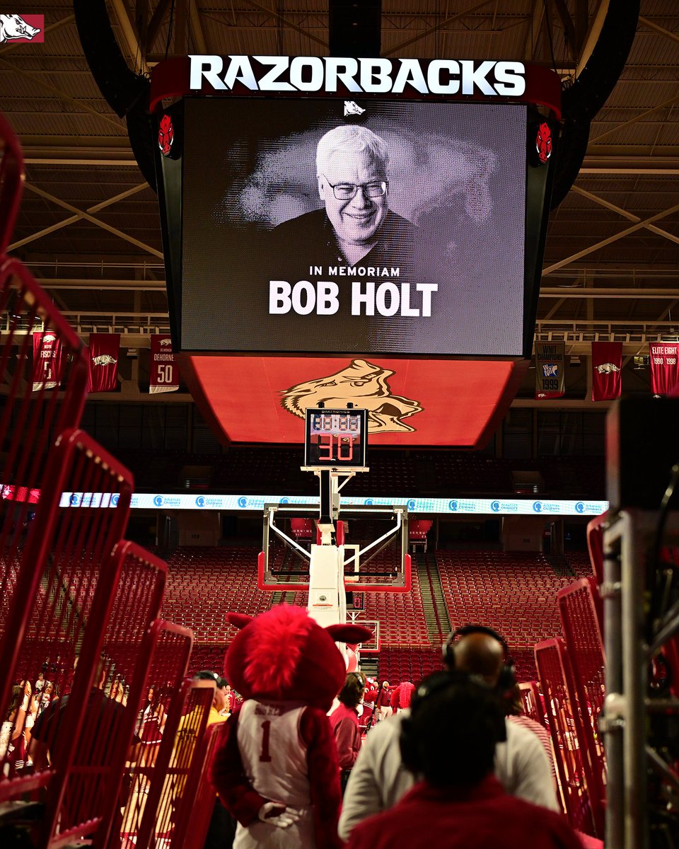 Bud Walton Arena will miss you, Bob.