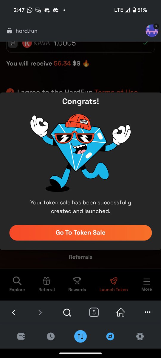 _crypto_wrld's tweet photo. Just completed my first tasks on https://t.co/ZCM72Xn3jQโwhat an epic experience! ๐ Simple, fun, and rewarding with real crypto perks. Donโt miss out on this DeFi adventure! ๐ #HARDfun #Crypto @hard_protocol https://t.co/R32RqEoibw