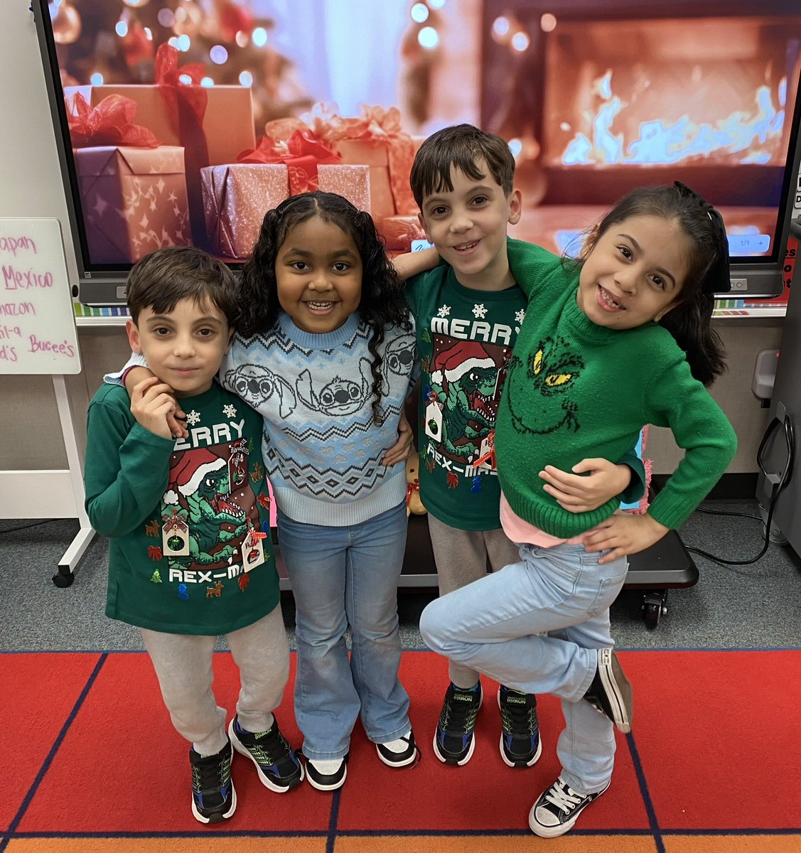 StephensES_AISD's tweet photo. Day 2 -May your holidays be ugly and bright! Check out our ugly holiday sweaters.@Arcos1968 @BenjaminVoss_ @maty_orozco @drgoffney https://t.co/DFwBtAu2At
