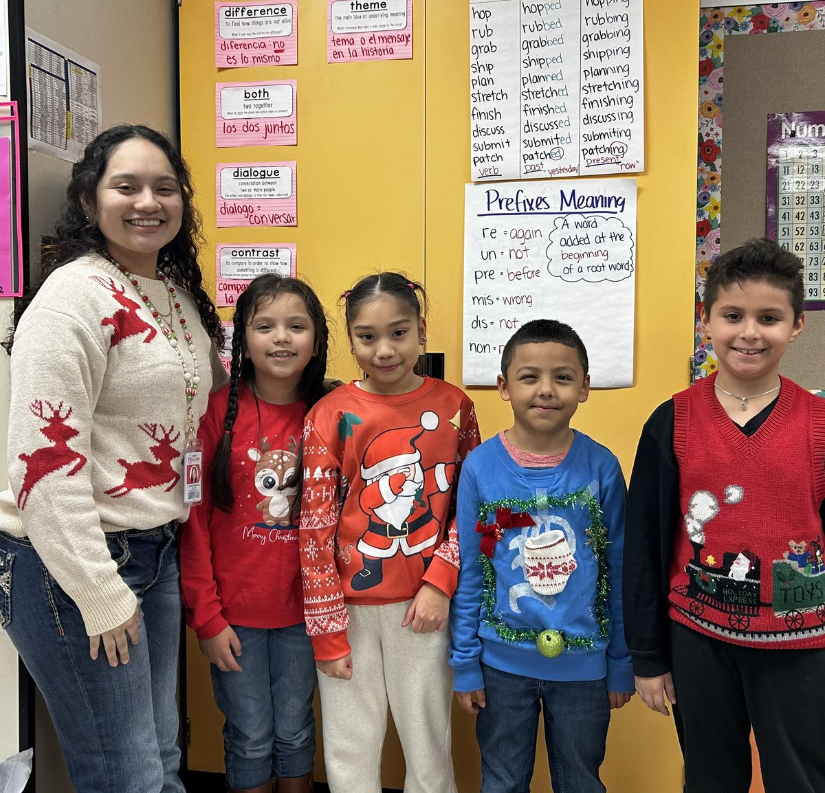 StephensES_AISD's tweet photo. Day 2 -May your holidays be ugly and bright! Check out our ugly holiday sweaters.@Arcos1968 @BenjaminVoss_ @maty_orozco @drgoffney https://t.co/DFwBtAu2At