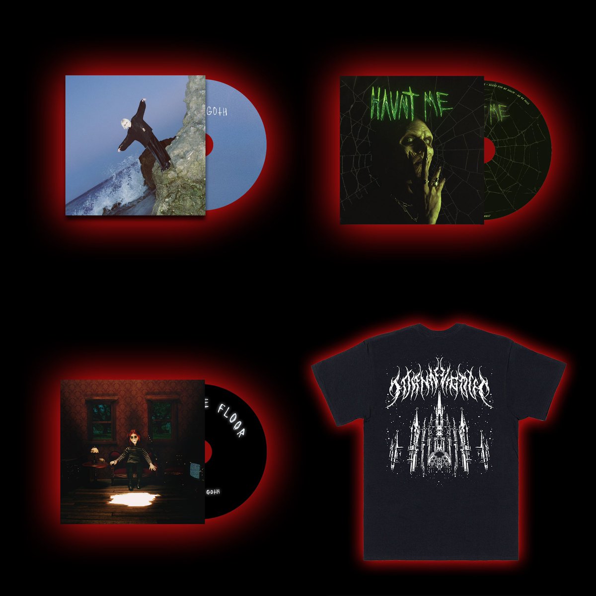 New Tee &amp; CDs up at Johnnygoth.com 🖤💿