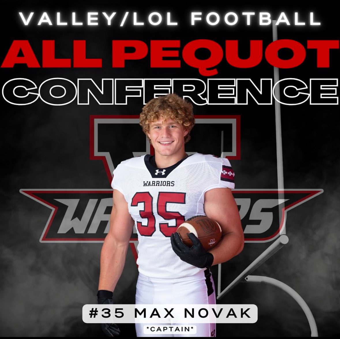 MaxNovak35's tweet image. Even with only 5 games played, still took home a all conference award.