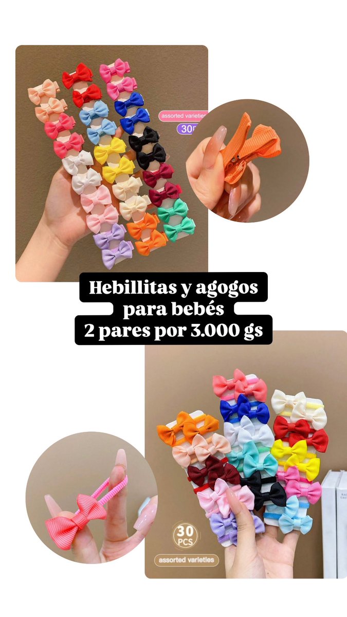 Holiss 💗🌸
Volví a emprender con mi bebé de 4 meses y estoy vendiendo cositas como vinchas, ventilador portátil, red mosquitera, etc. Me ayudarían muchísimo si le dan RT para poder llegar a más personas 🙏🏼🙏🏼🙏🏼 porfaa! 
PD: tengo más modelos de vinchitas 🫶🏼