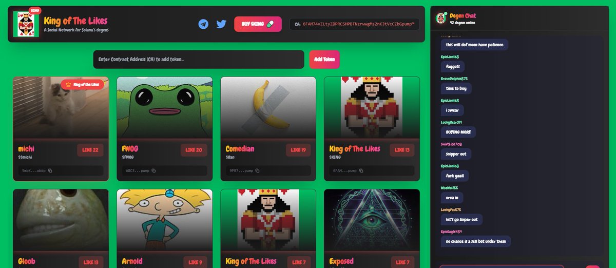 OUR PLATFORM IS LIVE!

6FAM74vZLtyZDPRCSHPBTNzrwwgMs2nKJtVcCZbGpump

kingofthelikes.fun