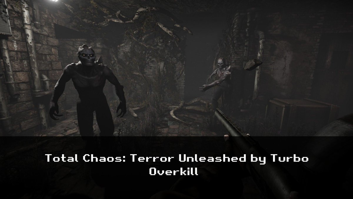 notloadingnews's tweet photo. Total Chaos, a chilling horror FPS from the creators of Turbo Overkill, is coming soon! Prepare yourself for a heart-pounding experience. #TotalChaos #HorrorFPS #TurboOverkill https://t.co/BNbQR9ZWsg