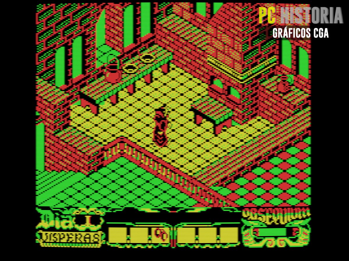 PC__Historia's tweet image. #LaAbadíaDelCrimen (#OperaSoft, 1987) fue la opera prima de Paco Menéndez y @juan_delcan, originalmente programado para #AmstradCPC y basado en la novela de Umberto Eco "El Nombre de La Rosa", nos trasladaba a una abadía del siglo XIV a investigar una serie de asesinatos. 📜✍️