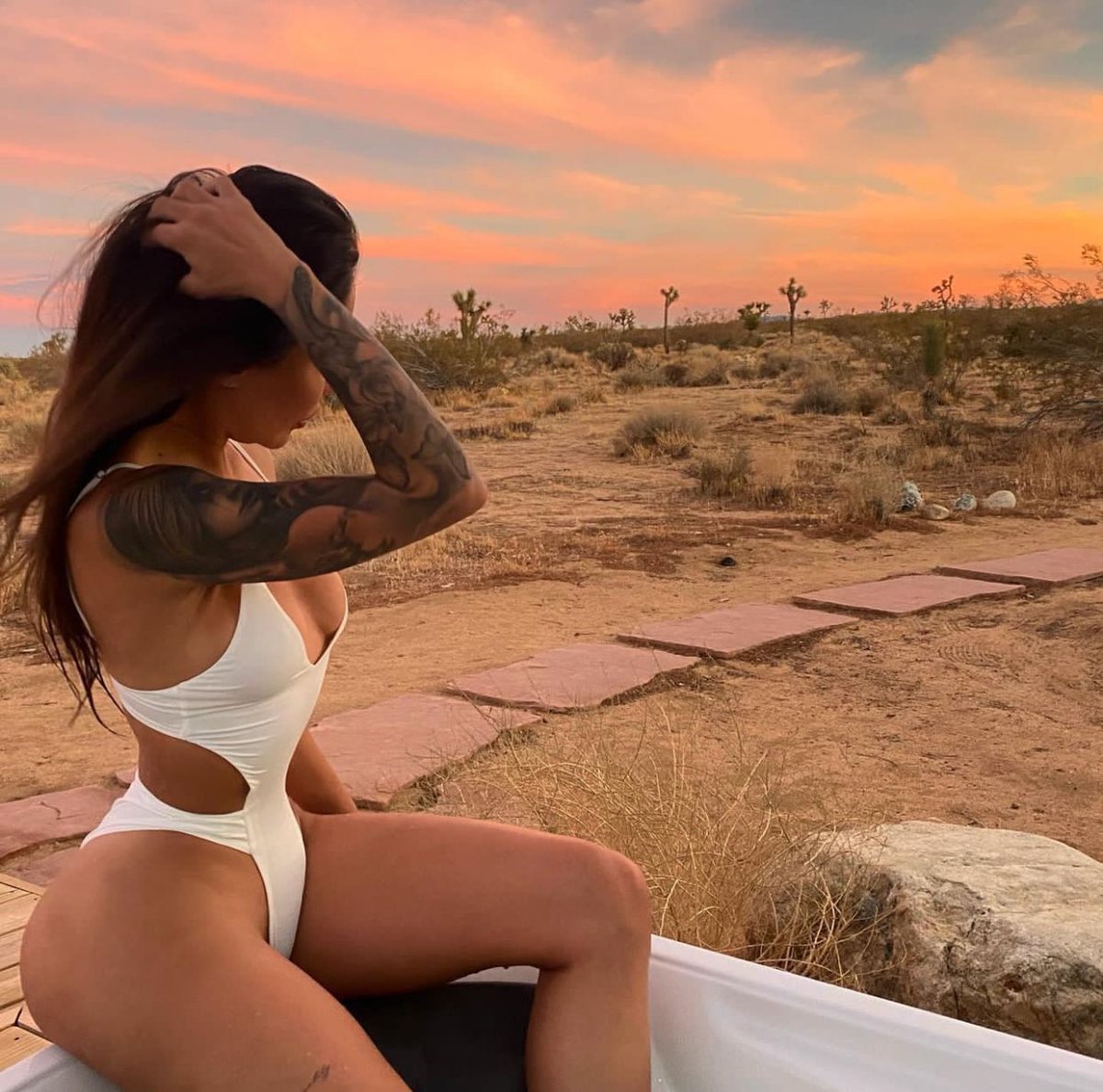 Feeling the evening sun