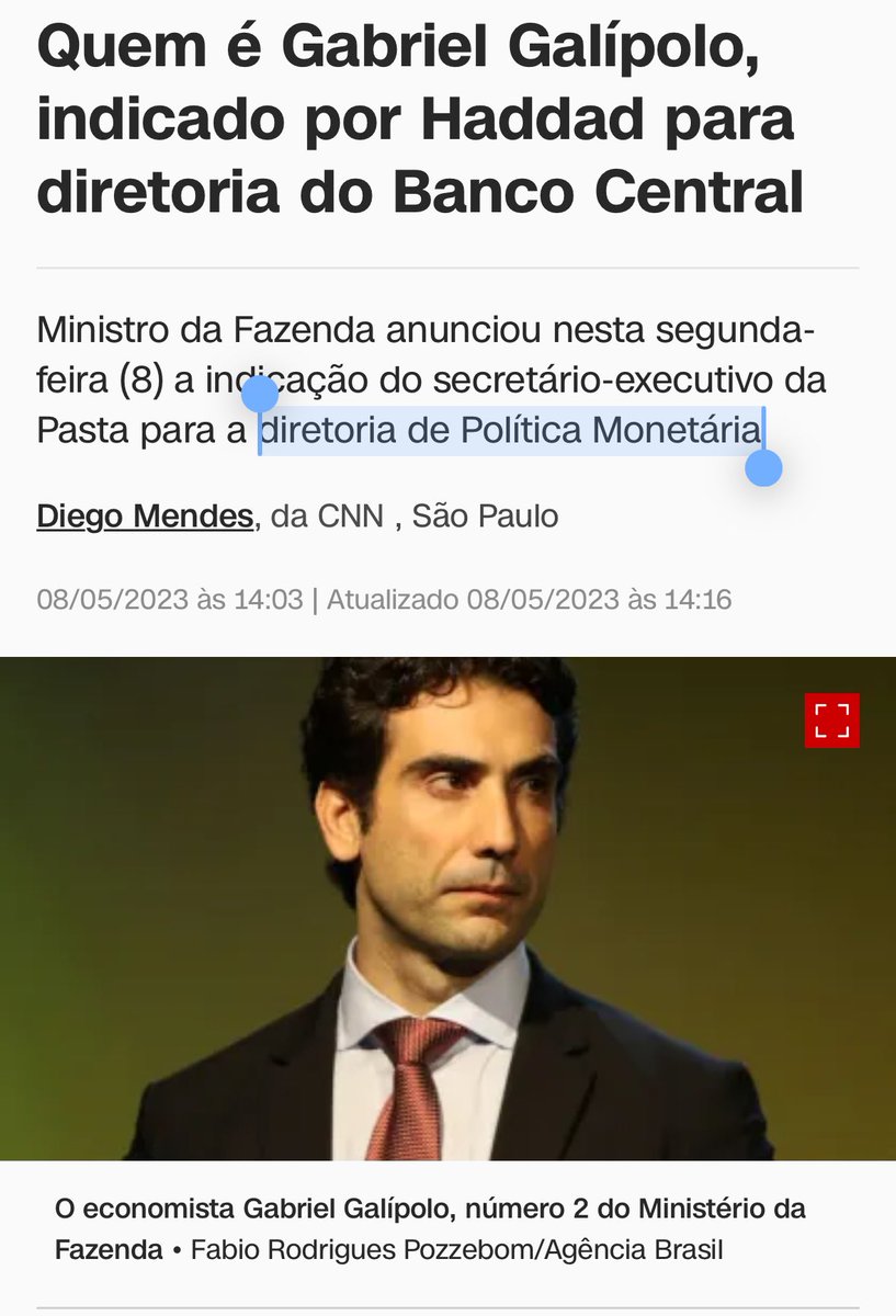 ivanildoiii's tweet photo. Pergunta: 

vocês acham que o "pesquisador" da UFMG não sabe que o Diretor do Banco Central que cuida do dólar foi indicadopor Haddad/Lula ou é apenas desonesto mesmo?

Vi o print dessa notícia circulando horrores hoje. Como se o Campos Neto sequer apitasse no câmbio. Ou é ignorância, ou é desonestidade. Infelizmente não há meio termo.