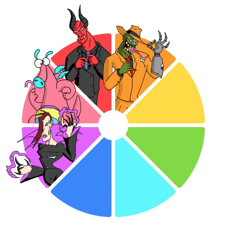 Hey guys, I'm doing the Color Wheel Challenge with The Killjoy characters over on my Bluesky account. As you can see I'm halfway through. Follow me on Bluesky to see who gets added each day: bsky.app/profile/erodbu…

#KassandraKilljoy