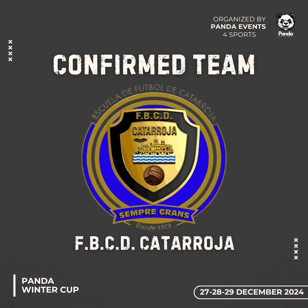 🆆🅴🅻🅲🅾🅼🅴 ⚪️🔵

F.B.C.D. Catarroja confirmed team in 𝐏𝐚𝐧𝐝𝐚 𝐖𝐢𝐧𝐭𝐞𝐫 𝐂𝐮𝐩.

• UNDER 10
• UNDER 12

#torneo #torneofutbol #alevin #benjamin #torneoalevin #torneobenjamin #pic #pandawintercup #alfaz #alfazdelpi #alicante #futbolbase #U10 #U12