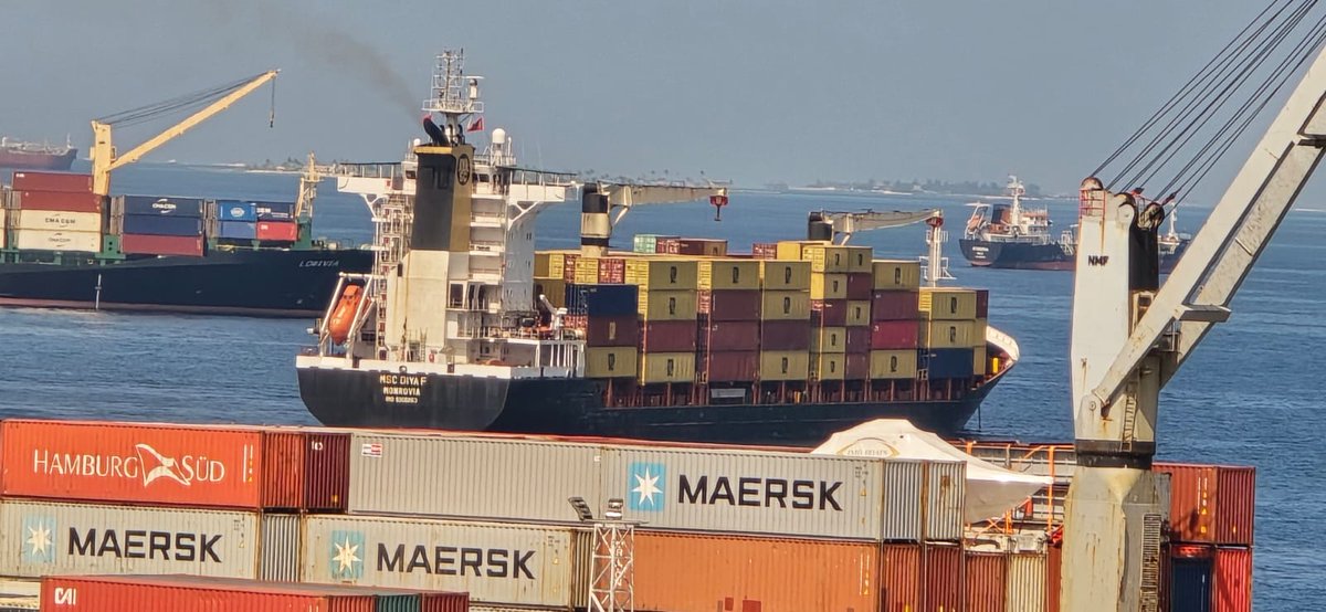 We welcome MSC Diya F to Maldives. 
Another of MSC vessel. Our commitment to ensure Chiristmas and New Year cargo arrives on time. 
MSC.. World's No1 Shipping Line.  Opening world of possibilities.