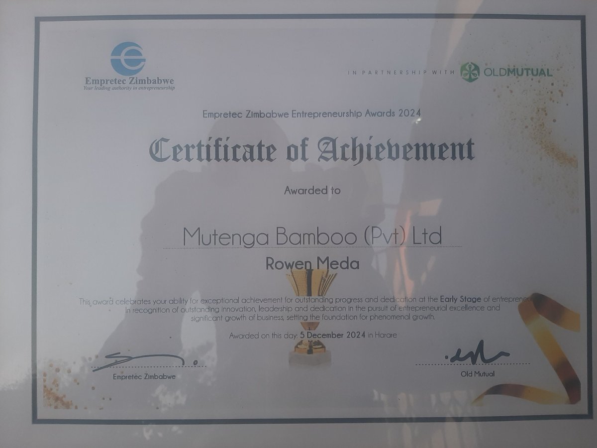 Rowen Meda "the Bamboopreneur"🇿🇼 tweet media
