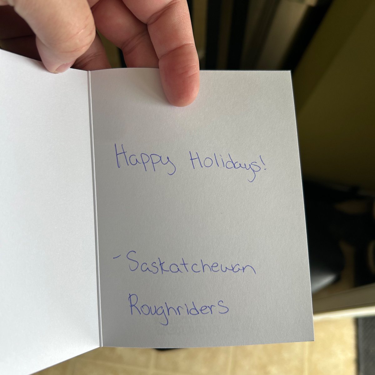 maguirb's tweet photo. @Assiniboia_Dave @sskroughriders Don’t know if you can. Found it outside my door this morning!

Had some goodies inside 🎁 https://t.co/ZOsqRhzLwz