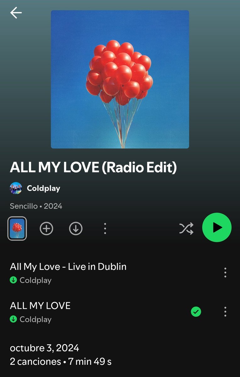 The Radio Edit of ALL MY LOVE was removed from Spotify 🤔
Was it really that bad??