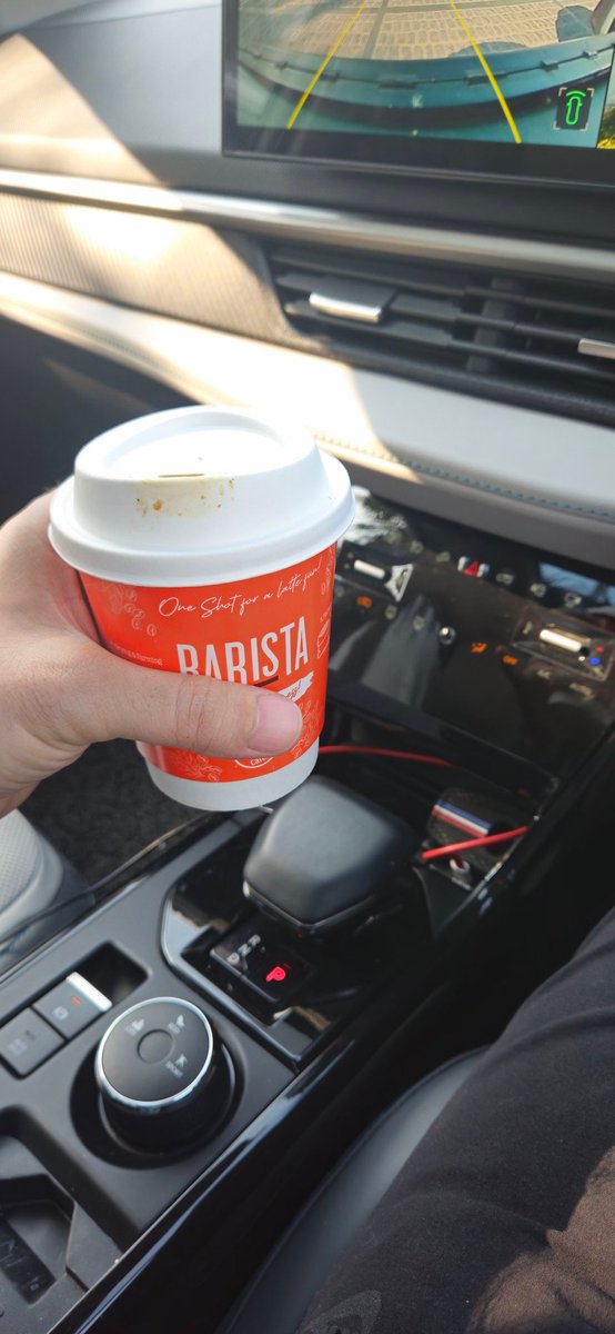 Gagdeepcrazy's tweet photo. Whose intelligent idea was it to not put a cup holder in the car. This is the most irritating thing in this car, @Tataev @TataMotors Please create an accessory or replacement part to resolve this issue..🙏🙏🙏 https://t.co/JDYrClDSZv